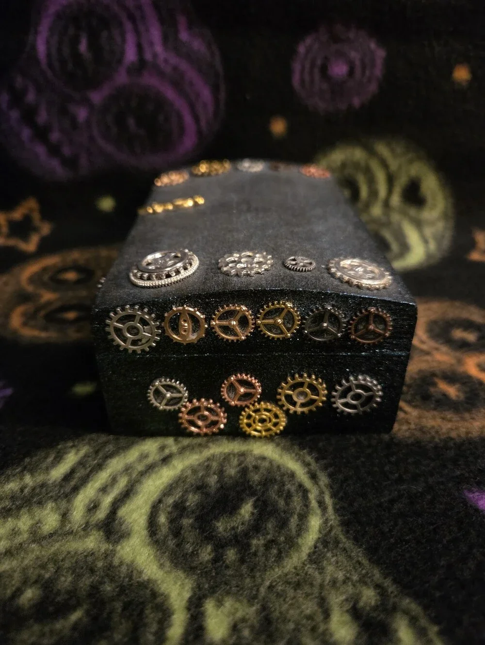Steampunk Gears Jewelry Box